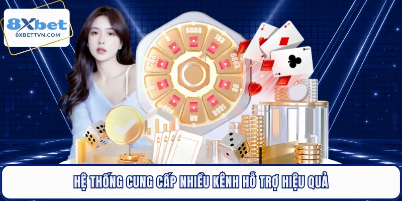 Hệ thống cung cấp nhiều kênh hỗ trợ hiệu quả